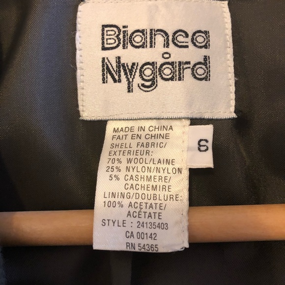 BIANCA NYGARD Blazer Jacket , Dark Green, Women’s Size 6 - Picture 4 of 5